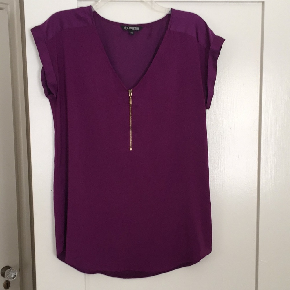 Express Zip Up Blouse